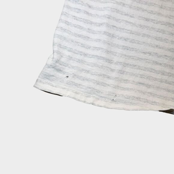 Vtg 1992 Denver Broncos Youth T-Shirt Single Stitch Heather Gray Striped 90s NFL - Picture 12 of 12